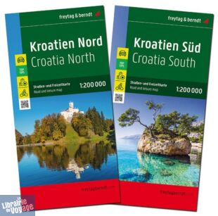 Freytag & Berndt - Lot de cartes - Croatie (au 1/200.000ème)