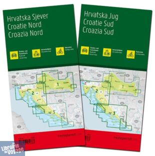Freytag & Berndt - Lot de cartes - Croatie (au 1/200.000ème)