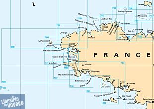 SHOM - Carte marine pliée - 7032L - De l'Île de Groix à Belle-Ile - Abords de Lorient