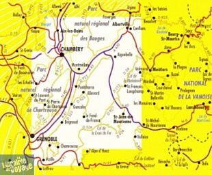 Didier Richard - Carte n°3 - Bauges, Chartreuse, Belledone, Maurienne