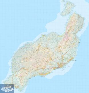 Discovery - Carte de randonnées - Lanzarote Tour & Trail (matière indéchirable)