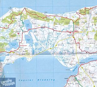 BVA & ADFC Verlag - Carte indéchirable Vélo - DK2 - Danemark Jütland Sud Fünen