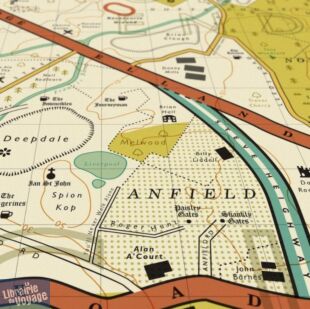 Dorothy - Carte Murale - Football map (Carte imaginée autour du Football britannique) 