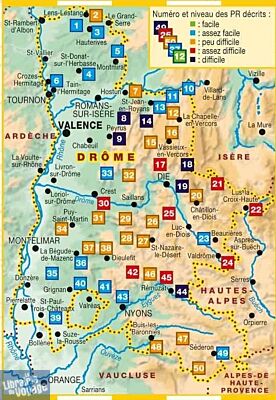 Topo-guide FFRandonnée - Réf. D026 - La Drôme à pied