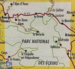 Didier Richard - Collection carte en poche - Cartes de randonnées - GR 54 Tour de l'Oisans et des Ecrins