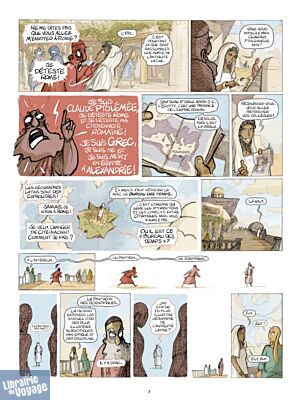 Ediitons Futuropolis - Bande dessinée - Geographia - L'odyssée cartographique de Ptolémée