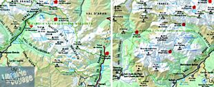 Editions Alpina - Double carte (au 1/25.000ème) du Parc National Posets - Maladeta 