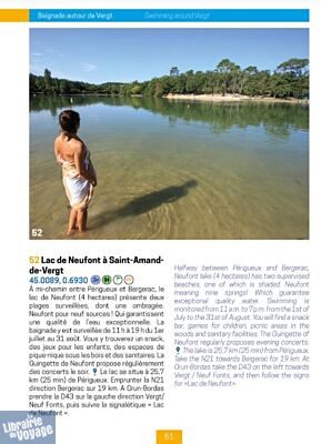 Editions Arka - Guide - Baignades et pique-niques au fil de l'eau en Périgord (Dordogne)