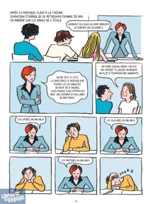 Editions Bayard - récit graphique - Chaud devant ! Les tribulations d'une journaliste en cuisine