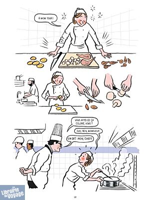 Editions Bayard - récit graphique - Chaud devant ! Les tribulations d'une journaliste en cuisine