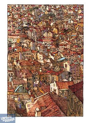 Éditions Casterman - Bande Dessinée - Lisbonne, voyage imaginaire (Récit de Raphaël Meltz, Aquarelles de Nicolas De Crécy)
