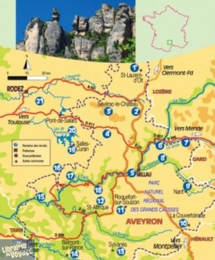 Editions Chamina - Guide de randonnées - Sud Aveyron (collection les Incontournables)