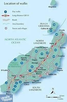 Editions Cicerone - Guide de randonnées (en anglais) - Lanzarote & Fuerteventura 