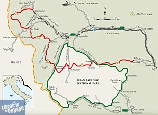 Editions Cicerone - Guide de randonnées (en anglais) - Trekking Gran Paradiso : Alta Via 2 (From Chardonney to Courmayeur in the Aosta Valley)
