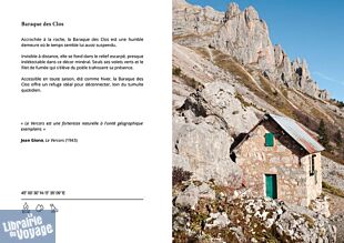 Editions du Chemin des Crêtes - Guide - Cabanes libres du Vercors (40 cabanes pour ralentir, s’abriter ou s’échapper)