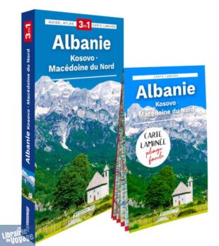 Editions Expressmap - Guide - Albanie, Kosovo, Macédoine du nord (Guide 3 en 1)