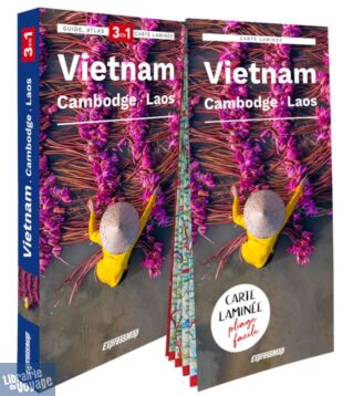 Editions Expressmap - Guide - Vietnam, Laos, Cambodge (Guide 3 en 1)