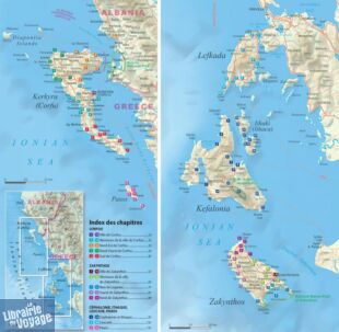 Editions Expressmap - Guide et Carte - Corfou et Zakynthos, Céphalonie, Ithaque, Leucade, Paxos