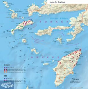 Editions Expressmap - Guide et Carte - Rhodes et Kos