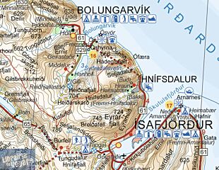 Editions Ferdakort (IDNU) - Carte routière n°3 - Nord-est de l'Islande