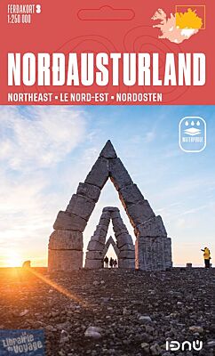 Editions Ferdakort (IDNU) - Carte routière n°3 - Nord-est de l'Islande