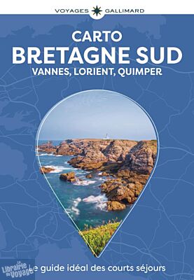 Editions Gallimard - Guide - Cartoguide de Bretagne sud (Vannes, Lorient, Quimper)