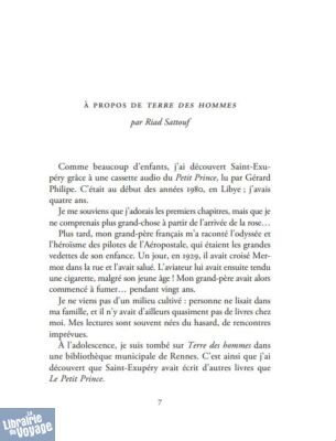 Editions Gallimard - Roman illustré - Terre des Hommes