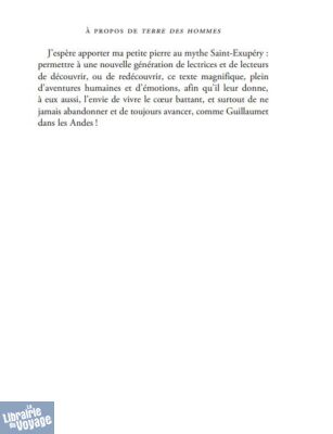 Editions Gallimard - Roman illustré - Terre des Hommes