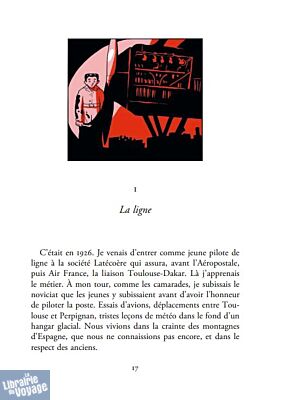 Editions Gallimard - Roman illustré - Terre des Hommes