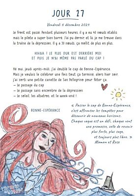 Editions Gallimard (Voiles) - Récit illustré - Mon premier Vendée Globe (carnet de bord)
