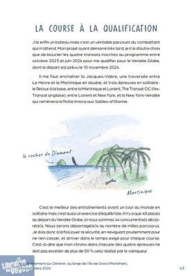 Editions Gallimard (Voiles) - Récit illustré - Mon premier Vendée Globe (carnet de bord)