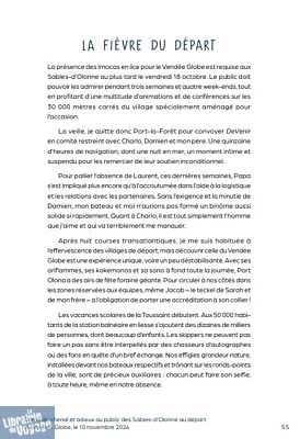 Editions Gallimard (Voiles) - Récit illustré - Mon premier Vendée Globe (carnet de bord)