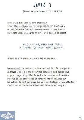 Editions Gallimard (Voiles) - Récit illustré - Mon premier Vendée Globe (carnet de bord)