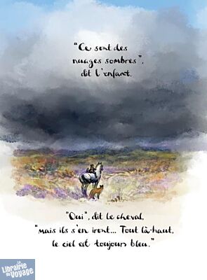 Editions Les Arènes - Livre jeunesse - Pour toujours - L'enfant, la taupe, le renard, le cheval et la tempête