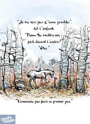 Editions Les Arènes - Livre jeunesse - Pour toujours - L'enfant, la taupe, le renard, le cheval et la tempête