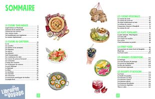 Editions Mango - Beau Livre - La cuisine thaïe illustrée - Des recettes et des anecdotes pour tout savoir sur la gastronomie thailandaise