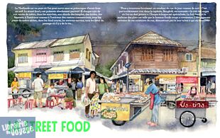 Editions Mango - Beau Livre - La cuisine thaïe illustrée - Des recettes et des anecdotes pour tout savoir sur la gastronomie thailandaise