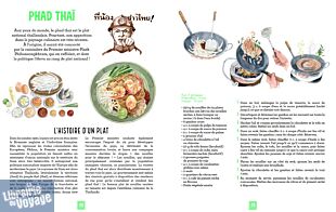 Editions Mango - Beau Livre - La cuisine thaïe illustrée - Des recettes et des anecdotes pour tout savoir sur la gastronomie thailandaise