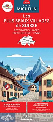 Editions Michelin - Carte n°688 - Carte nationale des plus beaux villages de Suisse