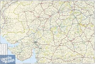 Editions National Geographic - Carte du nord-ouest de l'Inde Rajasthan