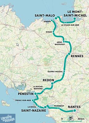 Editions Ouest France - Vélo Guide - Traversée Bretonne (De Nantes au Mont-Saint-Michel)