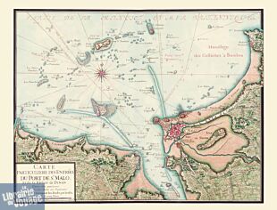 Editions Reliefs (Collection Géographie nostalgique BNF) - Carte (pliée) - Carte de Saint-Malo