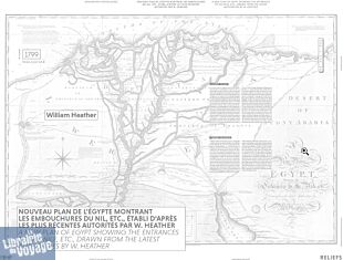 Editions Reliefs (Collection Géographie nostalgique BNF) - Carte (pliée) - Delta du Nil