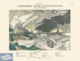 Editions Reliefs (Collection Géographie nostalgique BNF) - Carte (pliée) - Phénomènes variés météorologiques