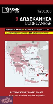 Editions Terrain Maps - Carte du Dodécanèse