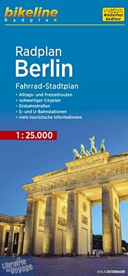 Editions Verlagesterbauer - Carte - Berlin, à vélo