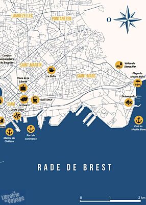 Encre Nous éditions (auto-éditions) - Guide - Cap sur Brest (votre guide pour explorer la ville)