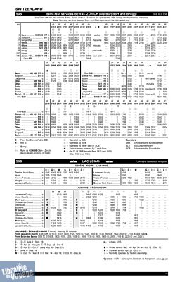 European Rail Timetable (ex guide Thomas Cook) - Guide en anglais - Spring 2026 (Horaires de trains en Europe pour le printemps 2026)