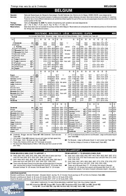 European Rail Timetable (ex guide Thomas Cook) - Guide en anglais - Spring 2026 (Horaires de trains en Europe pour le printemps 2026)