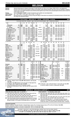 European Rail Timetable (ex guide Thomas Cook) - Guide en anglais - Summer 2026 (Horaires de trains en Europe pour l'été 2026)